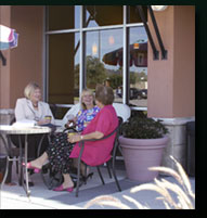 business people at cafe