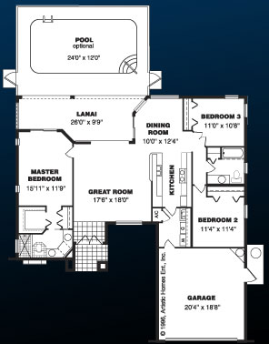 the Key West floor plan