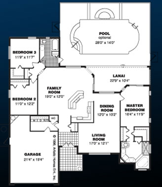 the Palm Beach floor plan